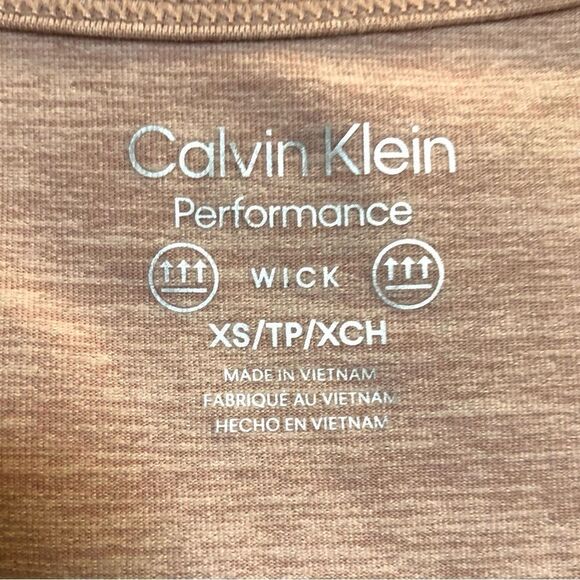 CALVIN KLEIN PERFORMANCE - 🎉HP🎉 L S XS Pocket Sports Dres - Heather Plum. NWT! - Picture 2 of 12